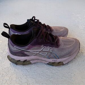 ASICS Women's FF Blast Athletic Shoes in Purple and Black